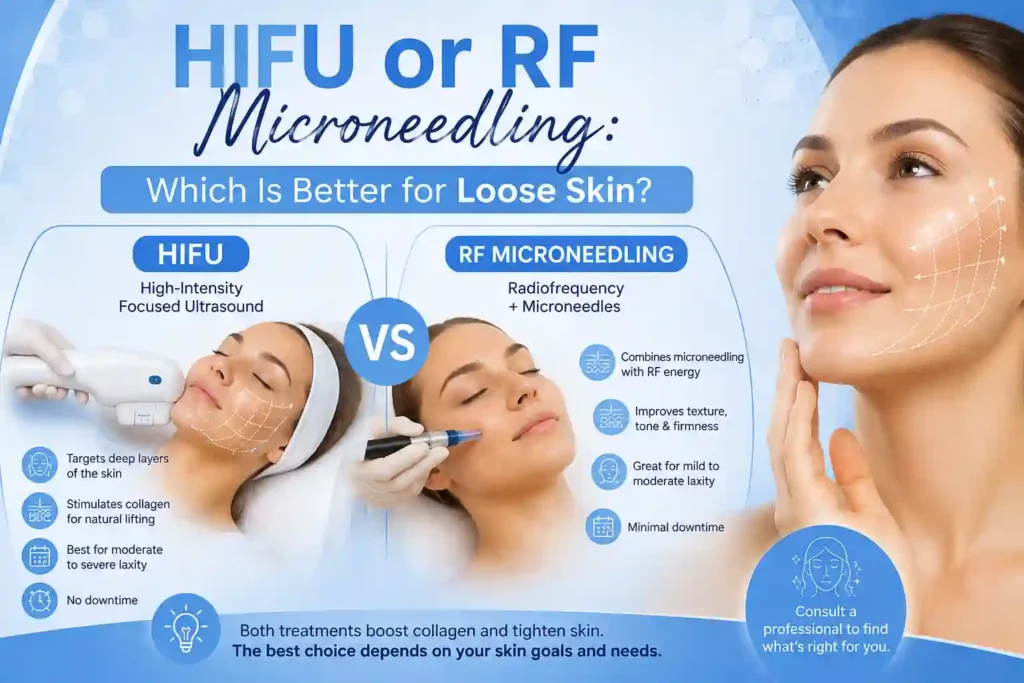 Lost the Weight but Not the Loose Skin? What You Should Know 2 HIFU or RF Microneedling: Which Is Better for Loose Skin Bradford on Avon?